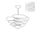 Petals Gold Murano Chandelier - Simprolos