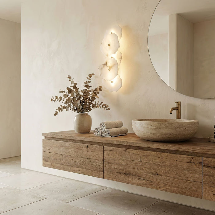 Petra Alabaster Wall Lamp - Simprolos