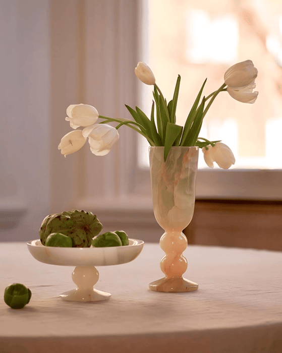 Petra Pedestal Bowl Storage Tray - Simprolos