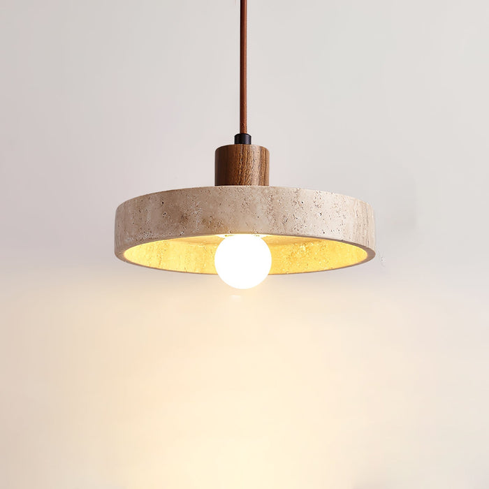 Piedra Travertine Pendant Light - Simprolos