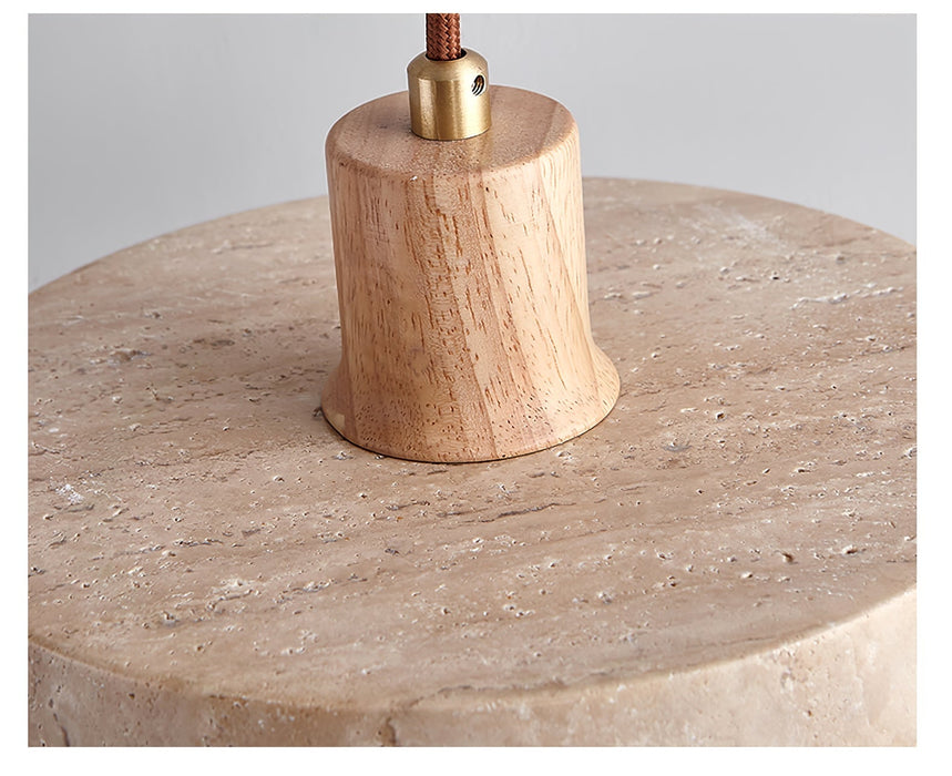 Piedra Travertine Pendant Light - Simprolos