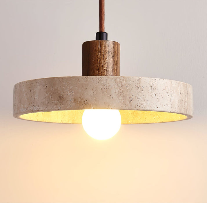 Piedra Travertine Pendant Light - Simprolos