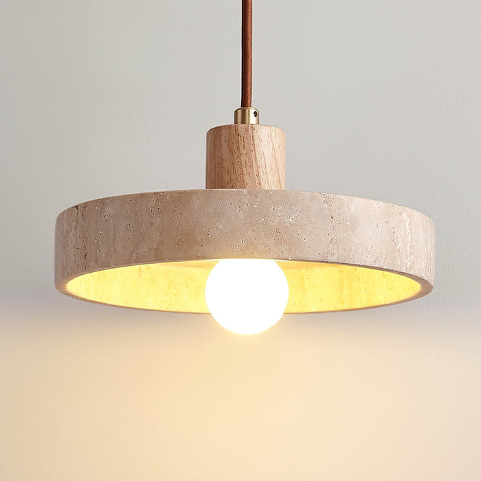Piedra Travertine Pendant Light - Simprolos