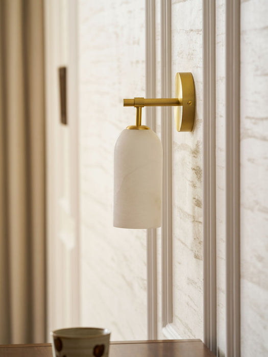 Pillar Alabaster Wall Sconce - Simprolos
