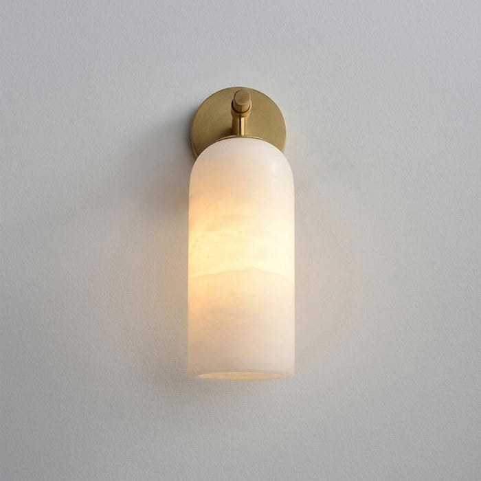 Pillar Alabaster Wall Sconce - Simprolos