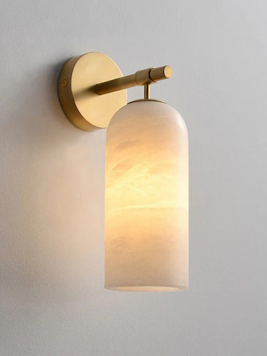 Pillar Alabaster Wall Sconce - Simprolos