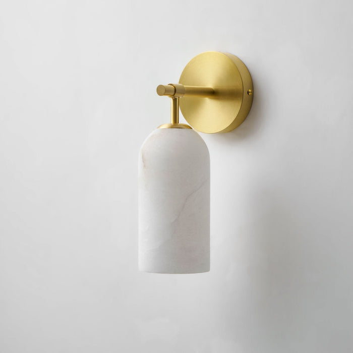 Pillar Alabaster Wall Sconce - Simprolos