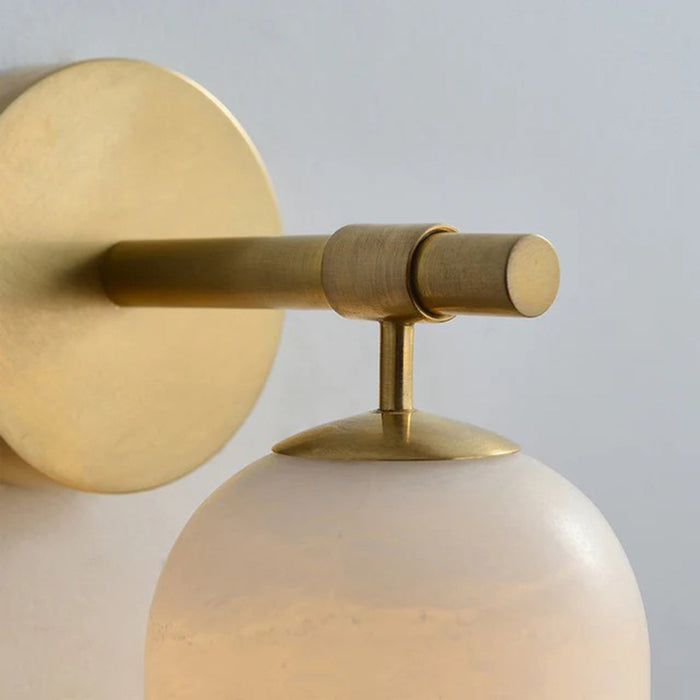 Pillar Alabaster Wall Sconce - Simprolos