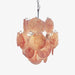 Pink Disc Glass Chandelier - Simprolos