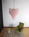 Pink Glass Dewdrop Chandelier - Simprolos