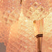 Pink Glass Dewdrop Chandelier - Simprolos