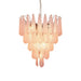 Pink Glass Dewdrop Chandelier - Simprolos