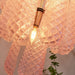 Pink Glass Dewdrop Chandelier - Simprolos