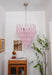 Pink Glass Dewdrop Chandelier - Simprolos