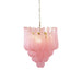 Pink Glass Droplet Chandelier - Simprolos