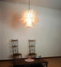 Pink Glass Leaf Chandelier - Simprolos