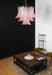 Pink Glass Leaf Chandelier - Simprolos