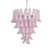 Pink Glass Petals Chandelier - Simprolos