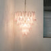 Pink Glass Petals Chandelier - Simprolos