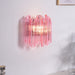 Pink Palermo Glass Wall Lamp - Simprolos