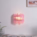 Pink Palermo Glass Wall Lamp - Simprolos