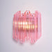 Pink Palermo Glass Wall Lamp - Simprolos