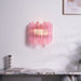 Pink Palermo Glass Wall Lamp - Simprolos