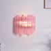 Pink Palermo Glass Wall Lamp - Simprolos