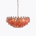 Pink Polygon Drop Chandelier - Simprolos