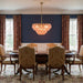 Pink Polygon Drop Chandelier - Simprolos