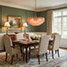 Pink Polygon Drop Chandelier - Simprolos