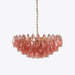 Pink Polygon Drop Chandelier - Simprolos
