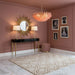 Pink Polygon Drop Chandelier - Simprolos