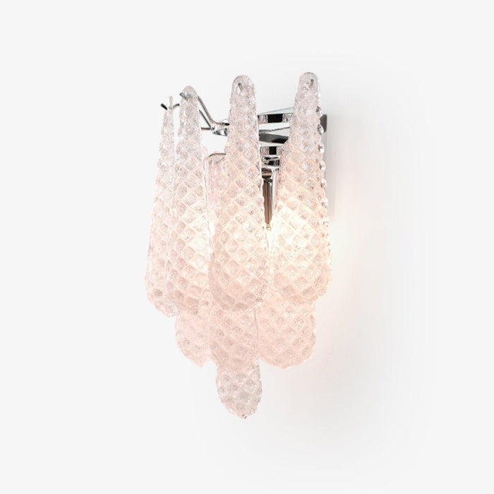 Pink Waffle Wall Sconce - Simprolos