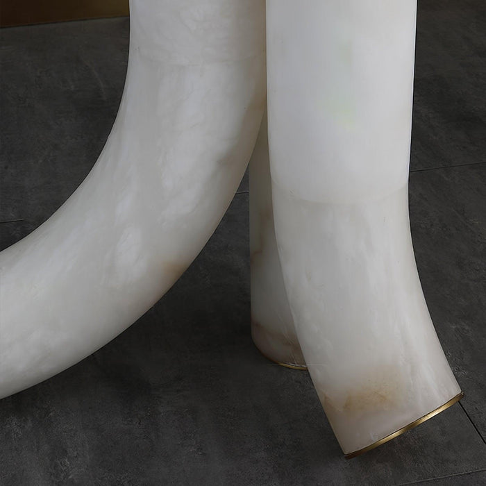 Piped Alabaster Floor Lamp - Simprolos