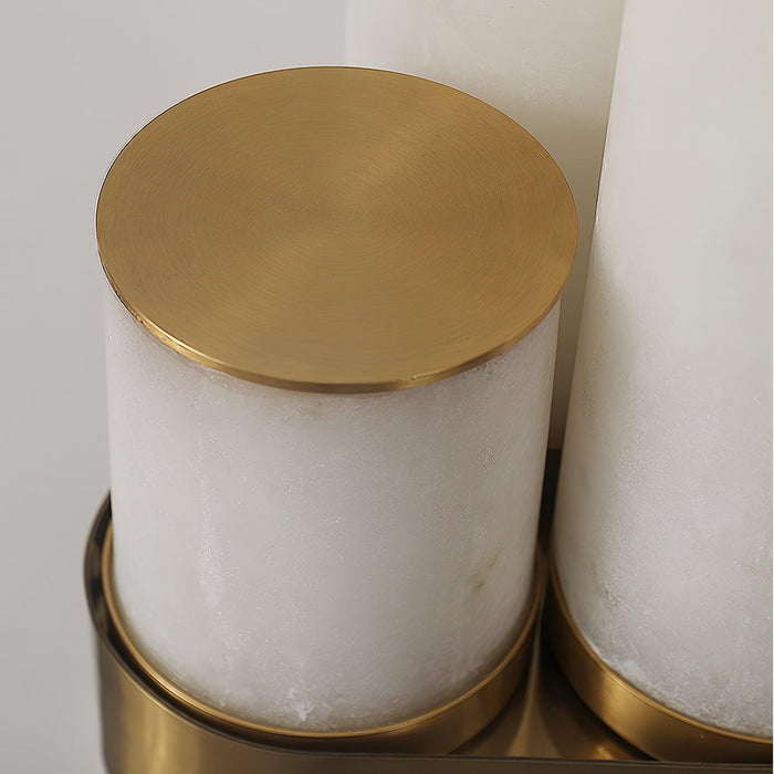Piped Alabaster Floor Lamp - Simprolos