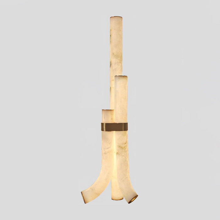 Piped Alabaster Floor Lamp - Simprolos