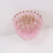 Poliedri Glass Pink Ceiling Light - Simprolos