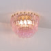 Poliedri Glass Pink Ceiling Light - Simprolos