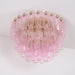 Poliedri Glass Pink Ceiling Light - Simprolos