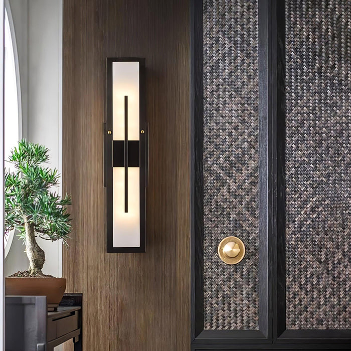 Possini Outdoor Alabaster Wall Light - Simprolos
