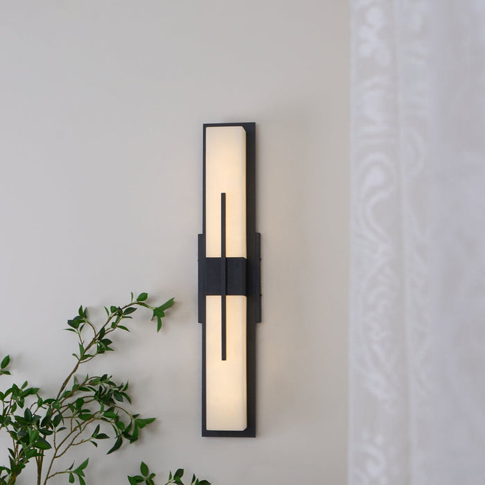 Possini Outdoor Alabaster Wall Light - Simprolos