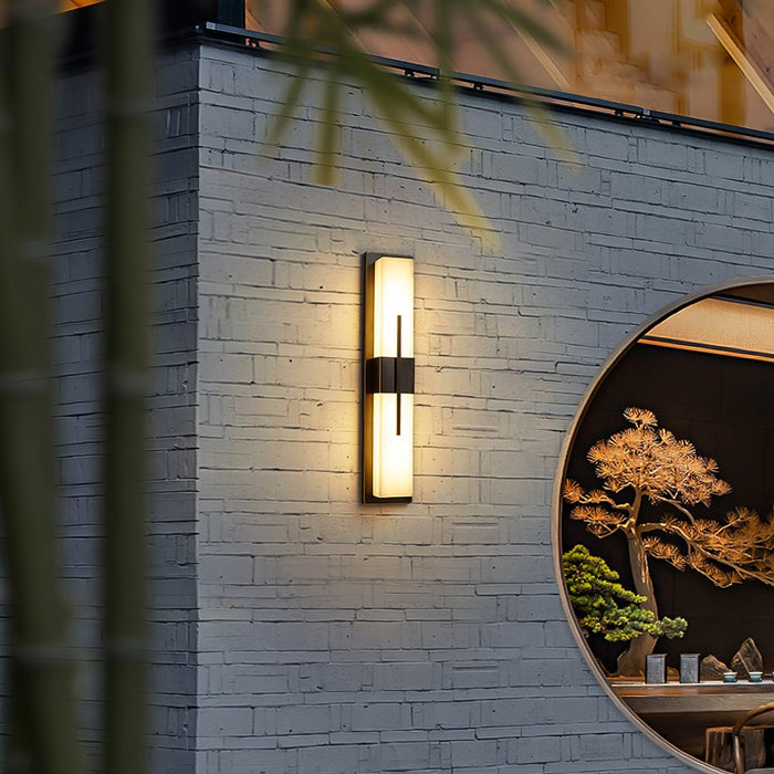 Possini Outdoor Alabaster Wall Light - Simprolos