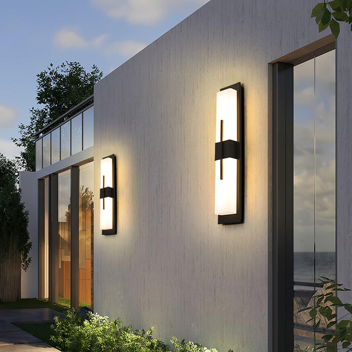 Possini Outdoor Alabaster Wall Light - Simprolos