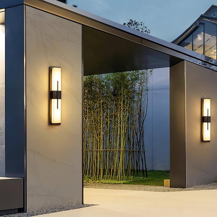 Possini Outdoor Alabaster Wall Light - Simprolos