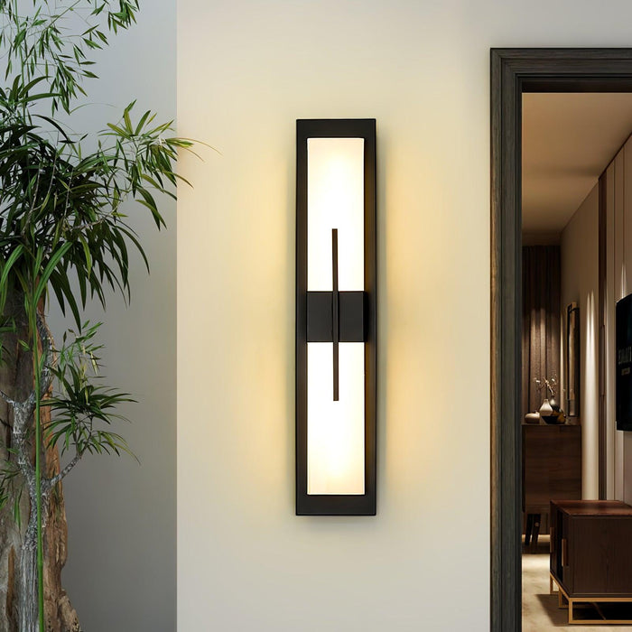 Possini Outdoor Alabaster Wall Light - Simprolos