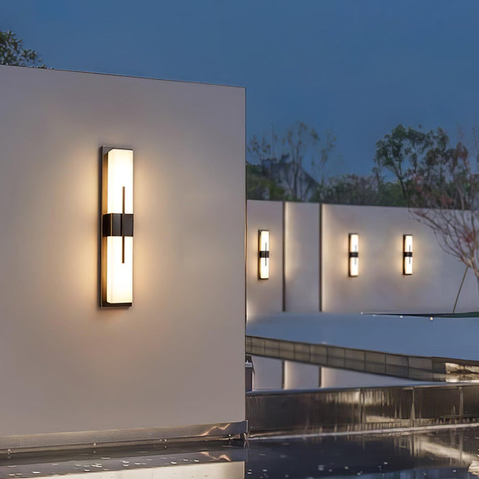 Possini Outdoor Alabaster Wall Light - Simprolos