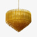Prism Amber Glass Chandelier - Simprolos