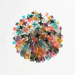 Prismatic Glass Colorful Chandelier - Simprolos