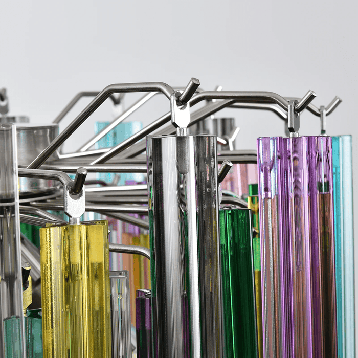 Prismatic Glass Colorful Chandelier - Simprolos